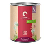 Herrmann's Menù Sensitive 6 x 800 g Umido cane - Pecora con Zucchini Bio e Patate Bio