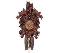 HerrrZeit di Adolf Mr. Cuckoo Clock - I gufi e gli scoiattol.. AH 378/1 8T nuovo