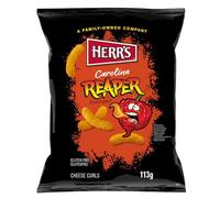 HERR'S - Fascette per formaggio Carolina Reaper - 12 X 113 GR - Multipack