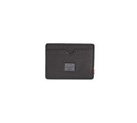 HERSCHEL 10845-00001 CHARLIE LEATHER RFID Black Unisex - Adulto Accessori Taglia Unica