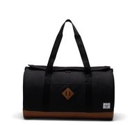 Herschel Heritage Duffle - Borsa da viaggio 52 cm (black/saddle brown)
