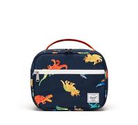 Herschel Pop Quiz Lunch Box Little, Watercolor Dinos Darkest Navy