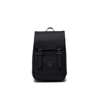 Herschel Retreat Backpack Zaino, Nero Tono su Tono (Edizione Limitata), Mini-10L Unisex-Adulto