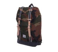 Herschel Retreat Mid-Volume Backpack - Woodland Camo / Dark Denim - Zaino Camo