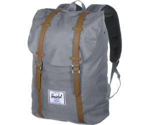 Herschel Retreat Rucksack, 43 cm, 19.5 L, Grey/Tan