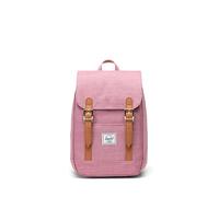 Herschel Supply Co - Retreat - Zaino mini rosa con fascette color cuoio No Size