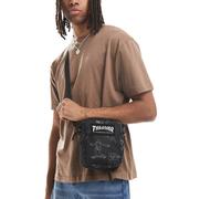 Herschel x Thrasher - Heritage - Borsa a tracolla nera con stampa-Nero No Size