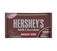 Hershey's Snack Size Bars, Milk Chocolate, 19.8 Ounce Bag