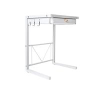 Hershii Friggitrice ad Aria Mensole Cucina Organizzatore Ripiani Scaffale da Cucina per la Dispensa e l'armadio (47x28x36cm with drawer, White)