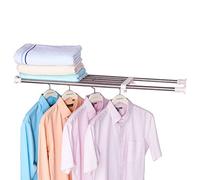 Hershii Ripiani Regolabili Pareti Divisorie per Armadi Ripiani Portaoggetti A Scomparsa per La Casa Nessuna Perforazione