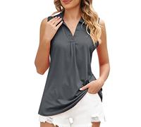 HERSIL Canotta Sportiva Donna Larga Abbigliamento Donna Canottiera Donna Sportiva Canotta Donna Taglio Largo Canottiere Yoga Donna Maglia Donna Abbigliamento Donna Canotte Elegante