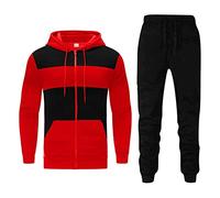HERSIL Tuta Pile Uomo Invernale Pesante Tuta Felpata Uomo Tuta Neve Uomo Completa Completo Tuta Uomo Maglie Uomo Invernali Completino Sportivo Uomo Tuta Felpata Uomo Completa Invernale