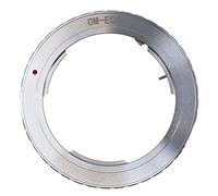 Hersmay Adattatore di montaggio per Olympus OM adatto per Canon EOS EF EF-S Mount 1D X, 5D, 6D, 7D Mark II/III/IV, 60D, 70D, 77D, 80D, 700D, 750D, 760D, 800D, 1000D, 1200D, 1300D, 400D, 1300D, 400D