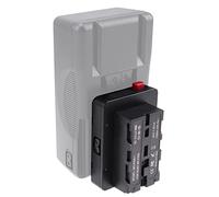 Hersmay D-Tap Mini V Mount Plate a NP-F Dummy Batteria V-Mount V-Lock Piastra per fotocamera Sony NP-F550/F970/F960 per Z CAM E2/S6/F6/F8, monitor per fotocamera, luce video