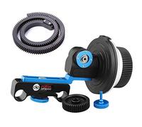 Hersmay Follow Focus Kit Lens Zoom Control Cinghia dentata flessibile per Rail Rod A7IV A7RIII A7RIV A9 5DIII D5IV 6DII GH6 GH5 Z6 Z7 IIDSLR Fotocamere Specchio