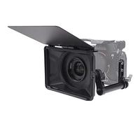 Hersmay Mini scatola opaca leggera con lente a clip opaca scatola con morsetto per asta da 15 mm per fotocamera DSLR Mirrorless per Sony A7IV A9 A7 A7R A7S II III IV; per Nikon Z6 Z7 II; R5 R6 M5 M50