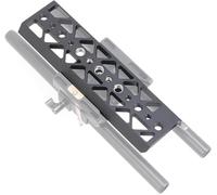 Hersmay Piastra a coda di rondine da 8 pollici, piastra a sgancio rapido per Tilta Baseplate Camera Cage per fotocamera BMPCC 4K 6K GH5 S1H A6 A7 A7S3 (8 pollici)