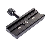 Hersmay Piastra a sgancio rapido compatibile con Arca Swiss 120 mm QR Clamp Adapter con 1/4 3/8 vite Converter compatibile per treppiede a testa a sfera