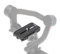 Hersmay Piastra a sgancio rapido per Zhiyun Crane 2 3 LAB Weebill 2 3 Weebill-S stabilizzatore cardanico, compatibile con testa treppiede Manfrotto 501HDV 503HDV 701HDV MH055M0-Q5