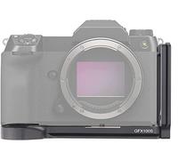 Hersmay Piastra L per GFX100S regolabile verticale tiro stand piastra a sgancio rapido a forma di L supporto per Fujifilm Fuji GFX 100S corpo fotocamera compatibile con Arca-Swiss Standard