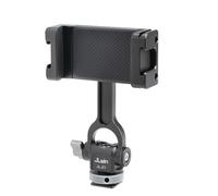 Hersmay Supporto per cellulare in metallo Supporto per treppiede per telefono con 3 scarpe fredde e porta Arca Adattatore per treppiede per smartphone a 360 ° per iPhone Supporto per treppiede da