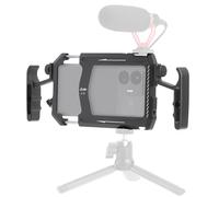 Hersmay Supporto universale in metallo per smartphone con stabilizzatore per video e video per Vlogging Live Broadcast Mobile Phone Holder Kit Video Maker per iPhone 15/14/13/12 per telefoni Android