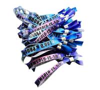 HERSTL Braccialetti Di Accesso VIP In Tessuto Personalizzati, Braccialetti For Feste Di Eventi E Celebrazioni Di Festival, Biglietti Di Invito Personalizzati For Anniversari