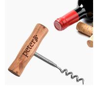 HERSTL Cavatappi In Legno Personalizzato Con Incisione, Apribottiglie For Vino Con Incisione Personalizzata, Aggiungi Un Nome/data, Ideale For Inaugurazione Della Casa, Regalo For Sposo, For Lei(#1)