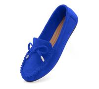 Herstyle Mocassini da donna - Scarpe basse da lavoro senza lacci, eleganti e casual, con soletta in memory foam, mocassini leggeri e comodi per ufficio e viaggi, 2024blu reale, 35 EU