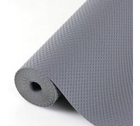 Hersvin 30cmx150cm Tappetino per Cassetti, Tappetini Non-adesivo EVA Plastica Rotolo Carta per Mensola Cassetto Frigorifero Tavolo Mobile Cucina Lavello Ripiani (Grigio Scuro/Puntino)