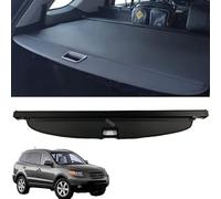 HERTC Copertura Bagagliaio Retrattile Auto per Hyundai Santa Fe 2007-2010, Tronco Cappelliera Coperchi Cover Durevole Baule Privacy Styling Accessori