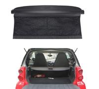 HERTC Copertura Bagagliaio Retrattile Auto per Smart 451 Fortwo 2007 2008 2009 2010 2011 2012 2013 2014, Tronco Cappelliera Coperchi Cover Durevole Baule Privacy Styling Accessori