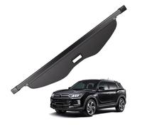 HERTC Copertura Bagagliaio Retrattile Auto per SsangYong Korando 2013-2022, Tronco Cappelliera Coperchi Cover Durevole Baule Privacy Styling Accessori