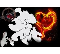 Herterich Products Airbrush Stencil Flames Fire Mega Set 12 pezzi | Tattoo & Graffiti Stencil Template | Riutilizzabile e resistente ai solventi | Mylar | Per aerografo, spray e vernici acriliche