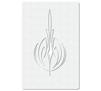 Herterich Products Airbrush Stencil Pinstriping | Tattoo & Graffiti Stencil Template | Riutilizzabile e resistente ai solventi | Mylar 0,1-0,2 cm | Per aerografo, spray e acrilici