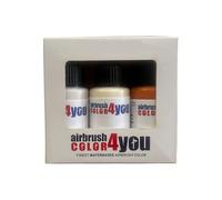 Herterich Products® Set di colori per aerografo Basic, per modellismo e da tavolo, colori acrilici da 30 ml, contagocce da 30 ml, colori di base RAL con metallizzato, pronti da spruzzare a partire da