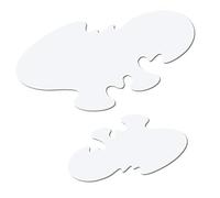 Herterich Products Set di stencil per aerografo, per fuoco e fiamme, 2 pezzi, modello Flames Stencil, precisione tagliata al laser, riutilizzabile e resistente ai solventi, 30 x 20 cm