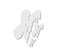 Herterich Products Stencil per aerografo, per incendi e fiamme, bruciatori e fiamme, precisione tagliata al laser, riutilizzabile e resistente ai solventi, 15 x 10 cm