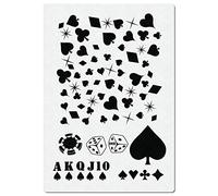 Herterich Products| Stencil per aerografo | Stencil per carte da gioco | Pellicola Mylar di alta qualità | Resistente ai solventi | Template per tatuaggi e graffiti