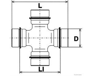 HERTH+BUSS JAKOPARTS J2923000 Snodo, albero cardanico per KIA,MAZDA
