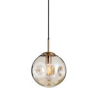 Hertl Apparecchi di illuminazione a soffitto con base E27, paralume creativo sferico concavo-convesso in vetro for lampada a sospensione, lampadario in stile minimalista francese, lampada a sospension