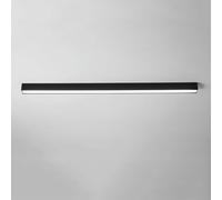 Hertl Decorazione minimalista Plafoniera lineare a LED Corridoio moderno Plafoniera da incasso a soffitto Barra in metallo Nero Apparecchio di illuminazione a striscia lunga Plafoniera da ufficio bian