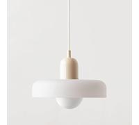 Hertl Grande lampada a sospensione in vetro smerigliato bianco nordico moderno cucina moderna lampade a sospensione sopra l'isola lampadari a soffitto costieri boho for camera da letto sala da pranzo