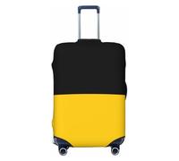 HERTqwop Bandiera del Cantone di Sassonia-Anhalt - Copertura protettiva antigraffio per bagagli da 45,7 a 81,7 cm, Nero , M