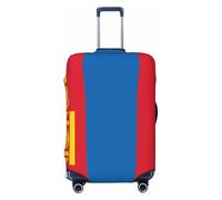 HERTqwop Copertura per bagagli con bandiera della Mongolia, antigraffio, adatta per bagagli da 45,7 a 81,7 cm, Nero , S