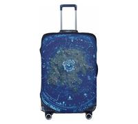 HERTqwop Technology Island, copertura protettiva per valigia, antigraffio, adatta per bagagli da 45,7 a 81,7 cm, Nero , XL