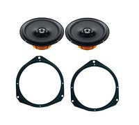 Hertz DCX 165.3 Coppia Di Altoparlanti Coassiali Da 165 mm a Due Vie con supporti compatibili con FIAT Punto Evo Punto 199 dal 2005 Grande Punto Predisposizione Anteriore