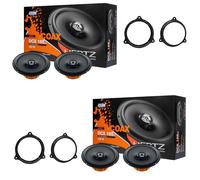 Hertz DCX165.3 + DCX165.3 Kit Casse Altoparlanti Ant+Post Dacia Lodgy Dal 2012>