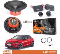 Hertz Dsk 165.3 Kit 4 Casse Altoparlanti Anteriori 2 Vie per Opel Corsa F 2019>