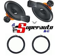 Hertz DSK 165 dsk165.3 Altoparlanti 2 vie + supporti casse compatibile con FORD Fiesta dal 2008 in poi anteriore